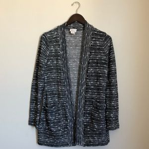 👚Andrea Jovine Long Open Cardigan w Pockets